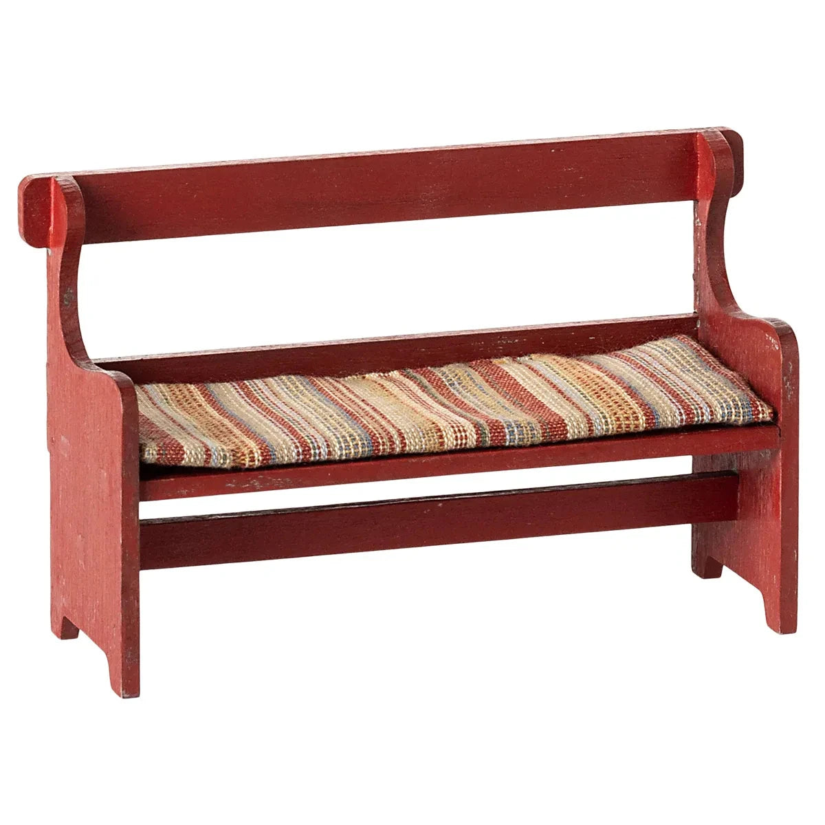 Maileg Bench, Mouse-- Red