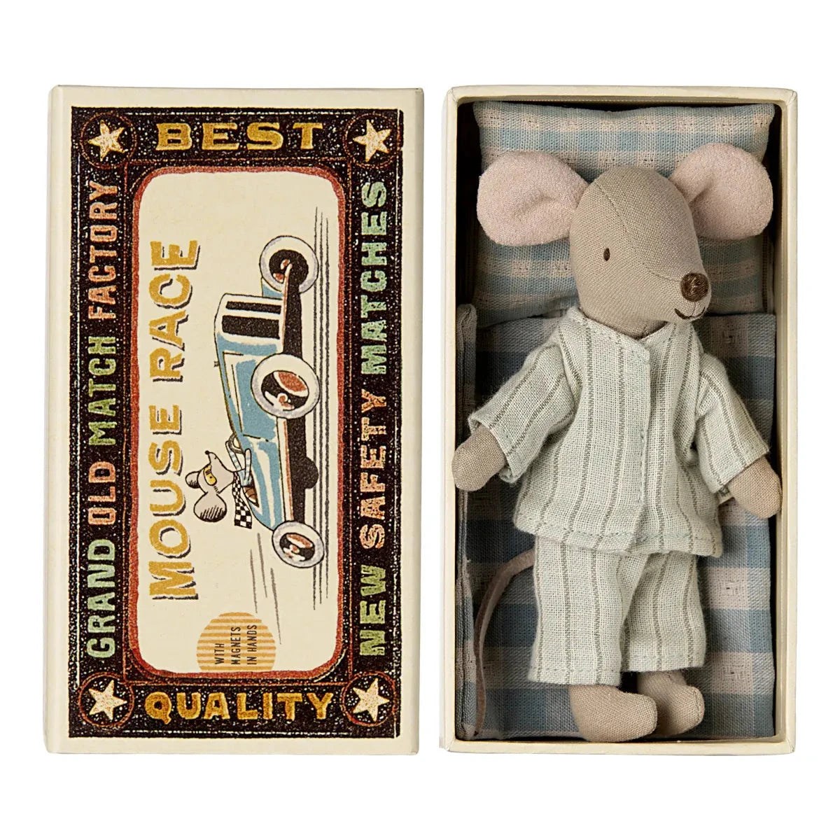 Maileg Big Brother Mouse in Matchbox