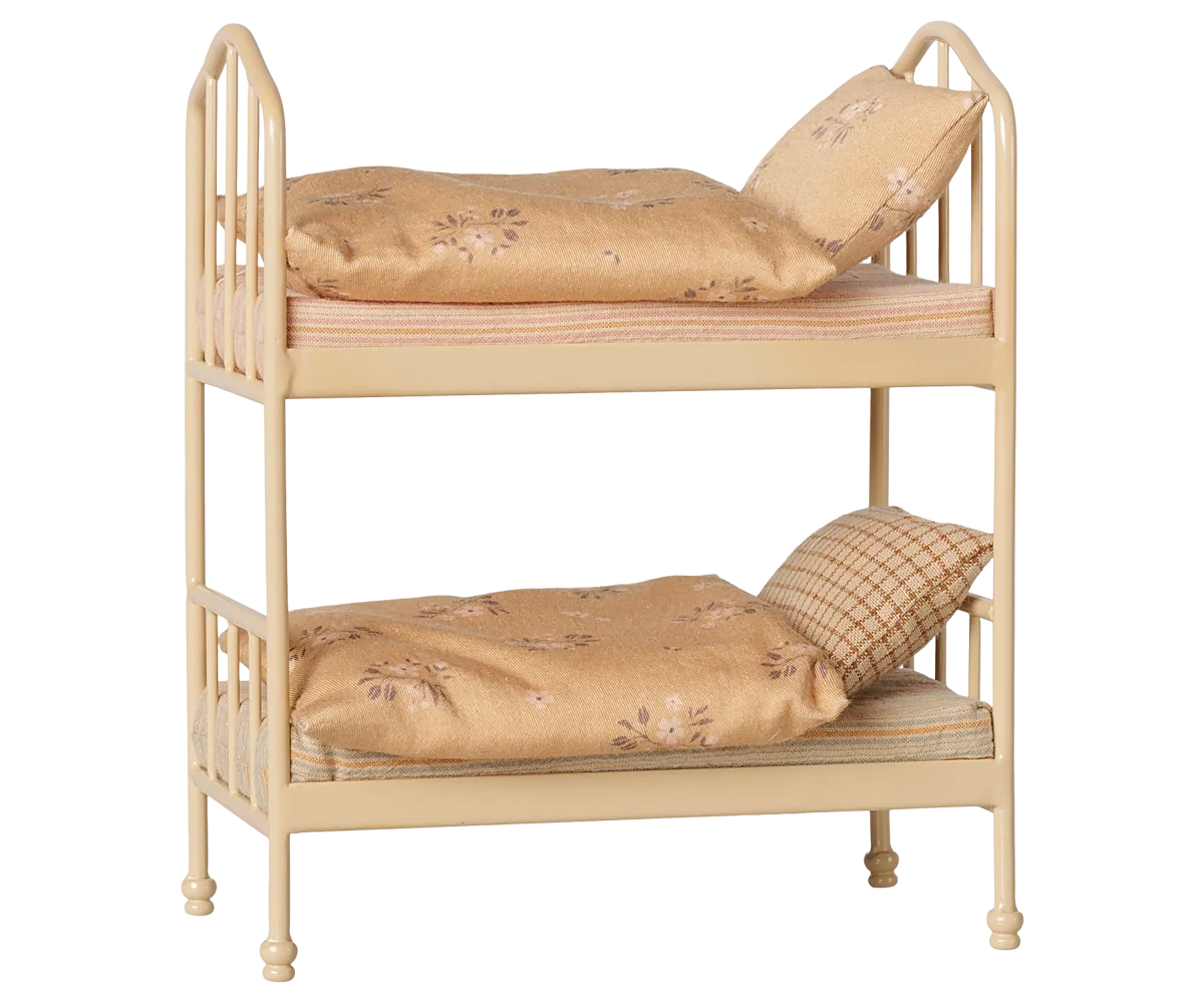 Maileg Bunk Bed Mouse - Wheat