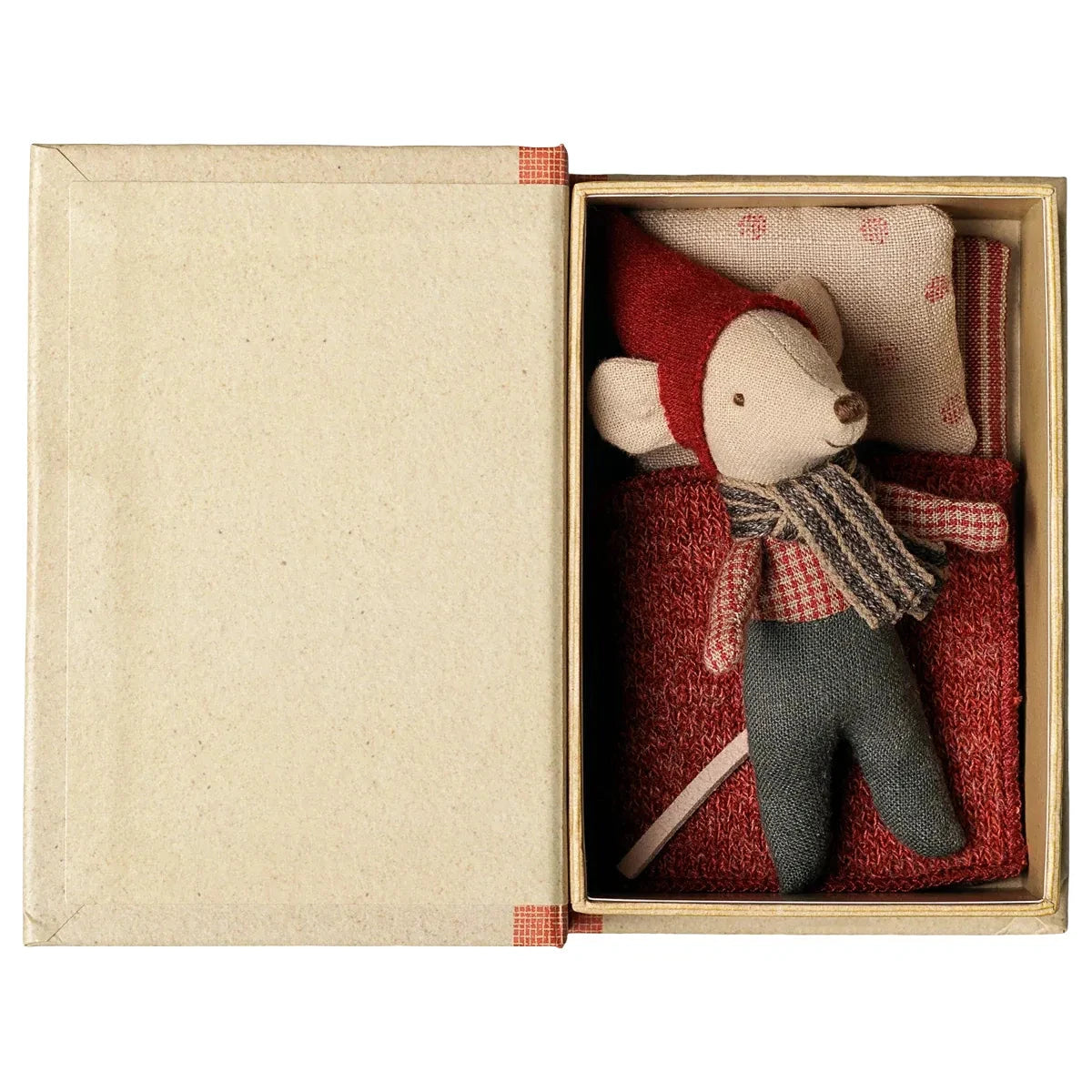 Maileg Christmas Mouse, Baby in Book