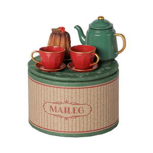 Maileg Christmas Tea Party, Mouse-- Red/Green