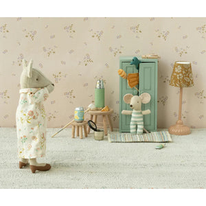 Maileg Closet, Mouse -- Soft Blue