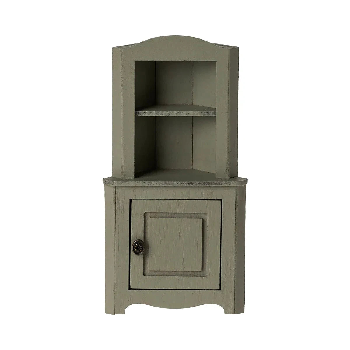 Maileg Corner Cabinet-- Mouse, Light Green