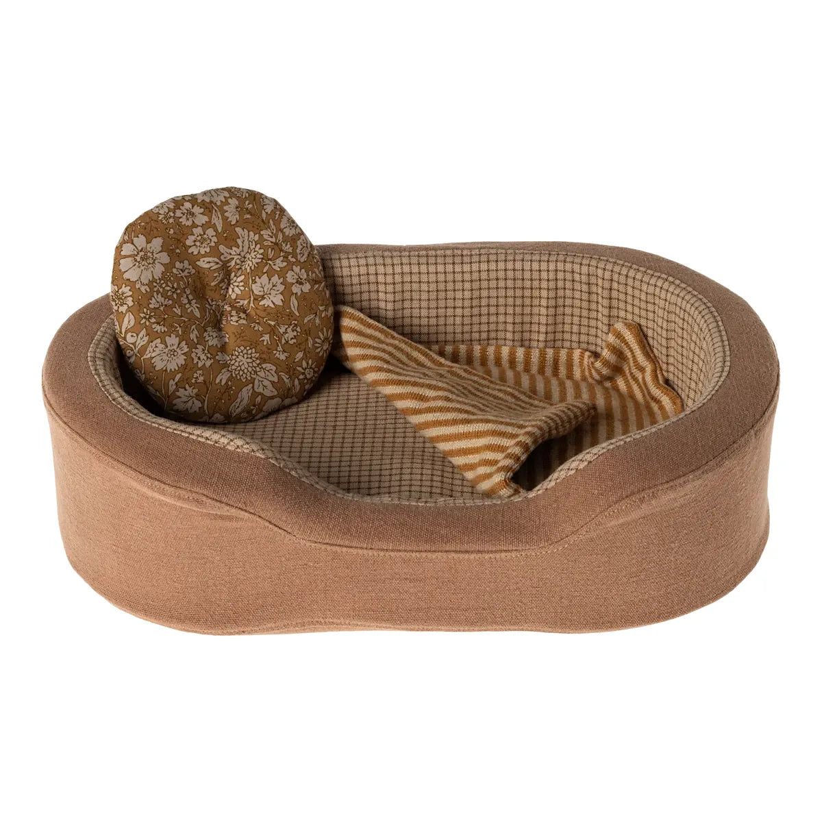 Maileg Cosy Basket, Small-- Brown