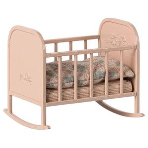 Maileg Cradle, My- Light Rose
