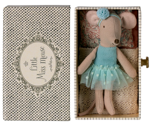 Maileg Dance Mouse in Daybed, Little Sister