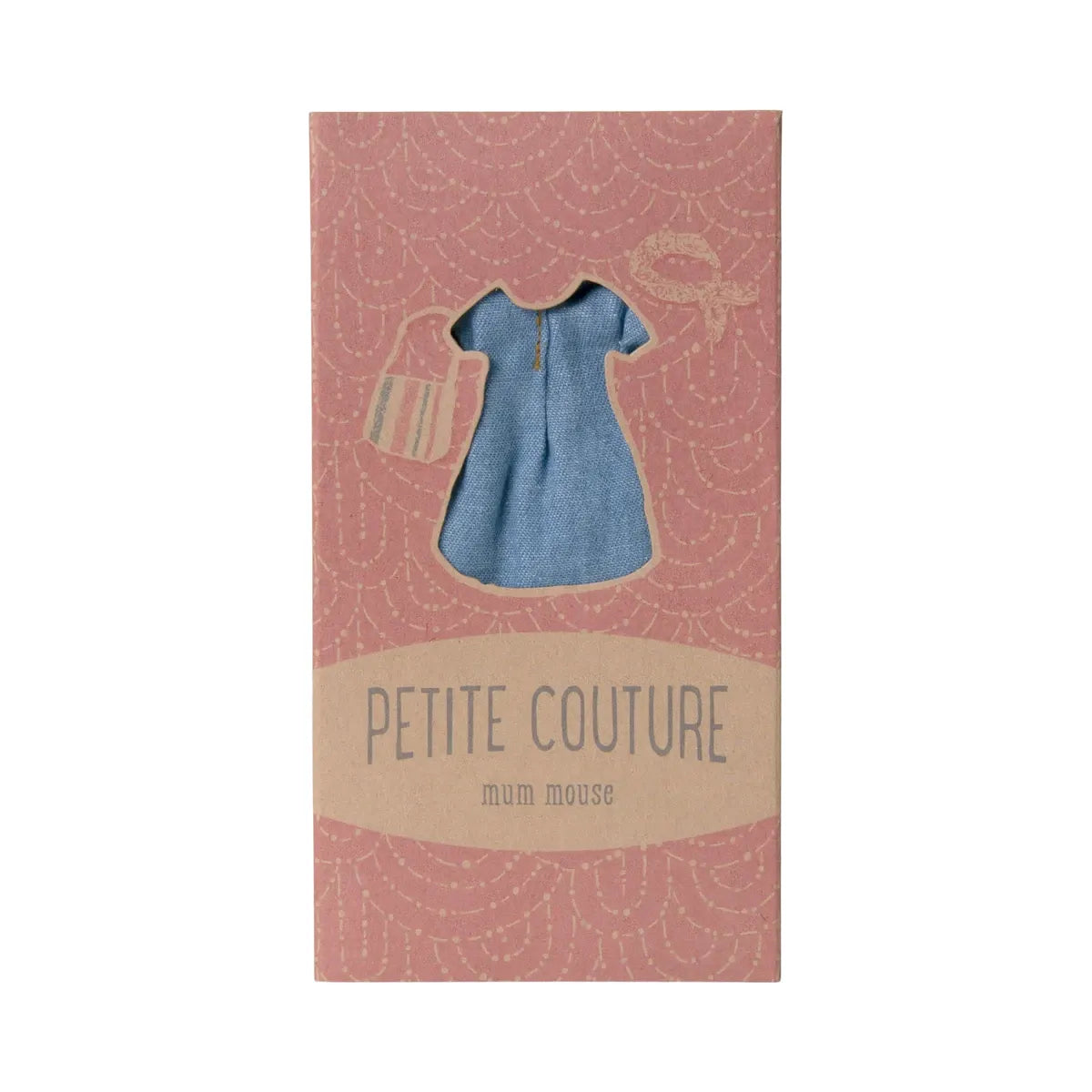 Maileg Denim Dress and Bag for Mum Mouse
