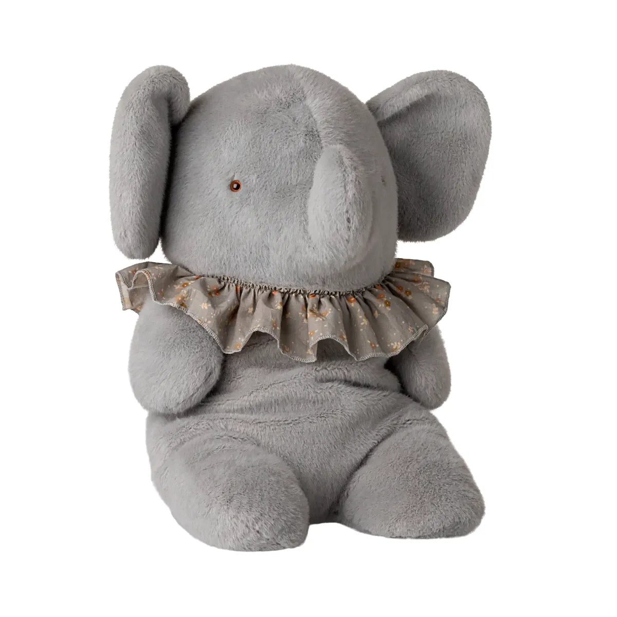Maileg Elephant Plush, Big-- Blue/Grey