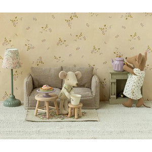 Maileg Fireplace, Mouse - Off White