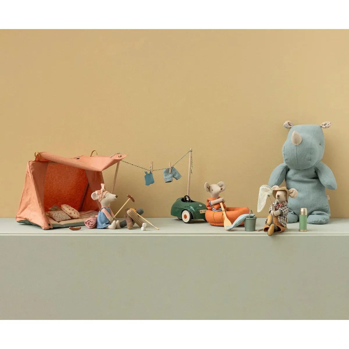 Maileg Fishing Set, Mouse