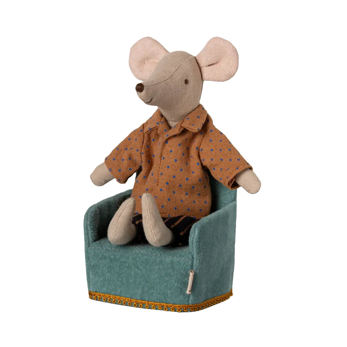 Maileg Folding Chair, Mouse-- Mint