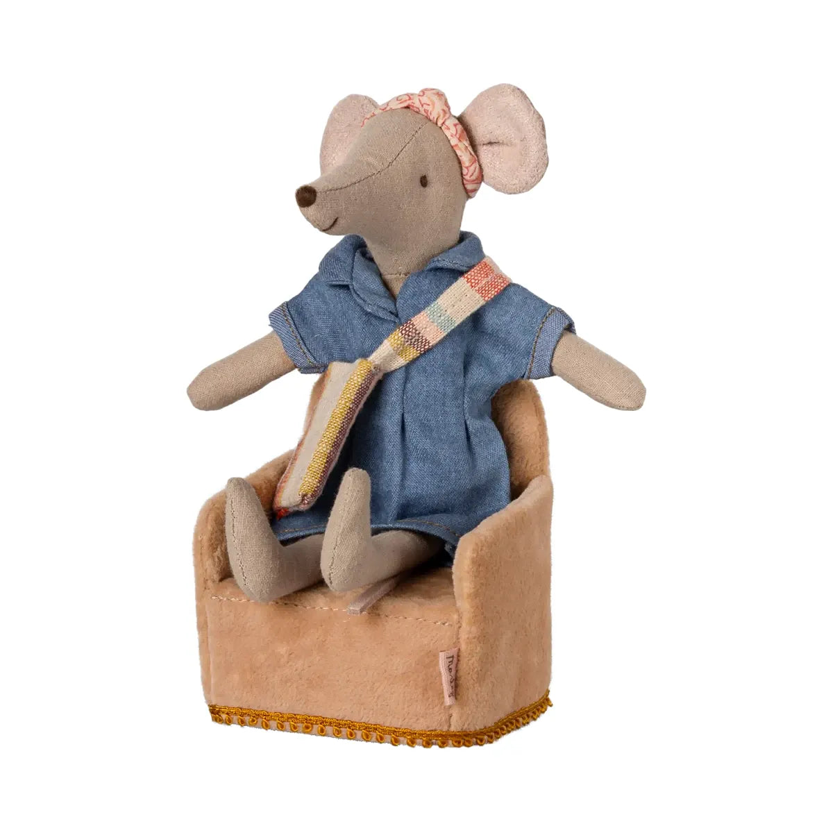 Maileg Folding Chair, Mouse-- Powder