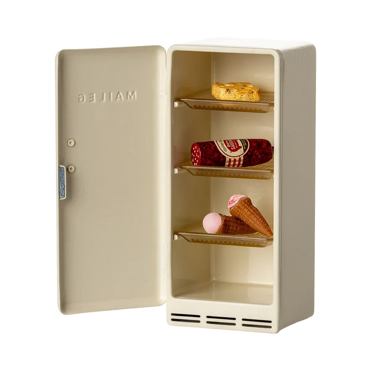 Maileg Fridge, Mouse-- Off White