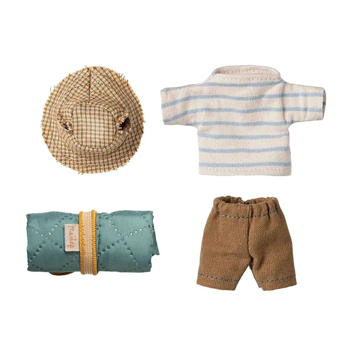 Maileg Hiker Mouse, Big Brother-- Stripes