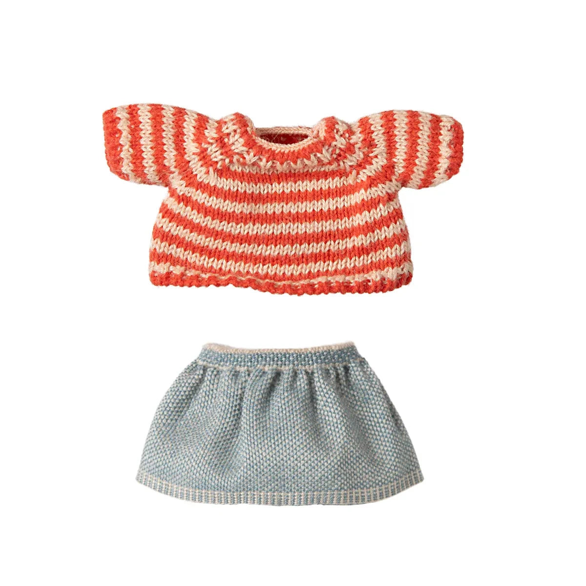 Maileg Knitted Sweater and Skirt for Big Sister Mouse