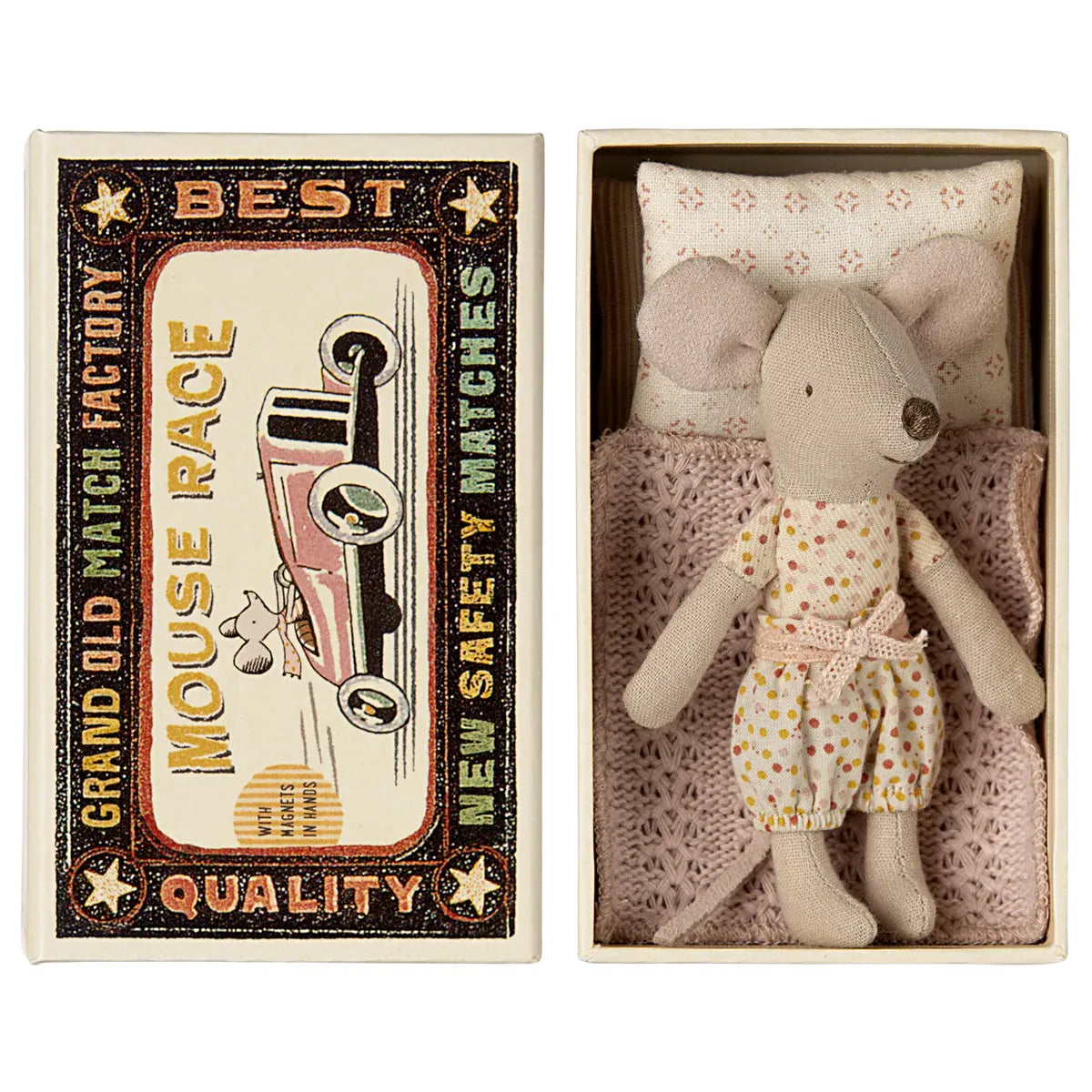 Maileg Little Sister Mouse in Matchbox 17-4100-00