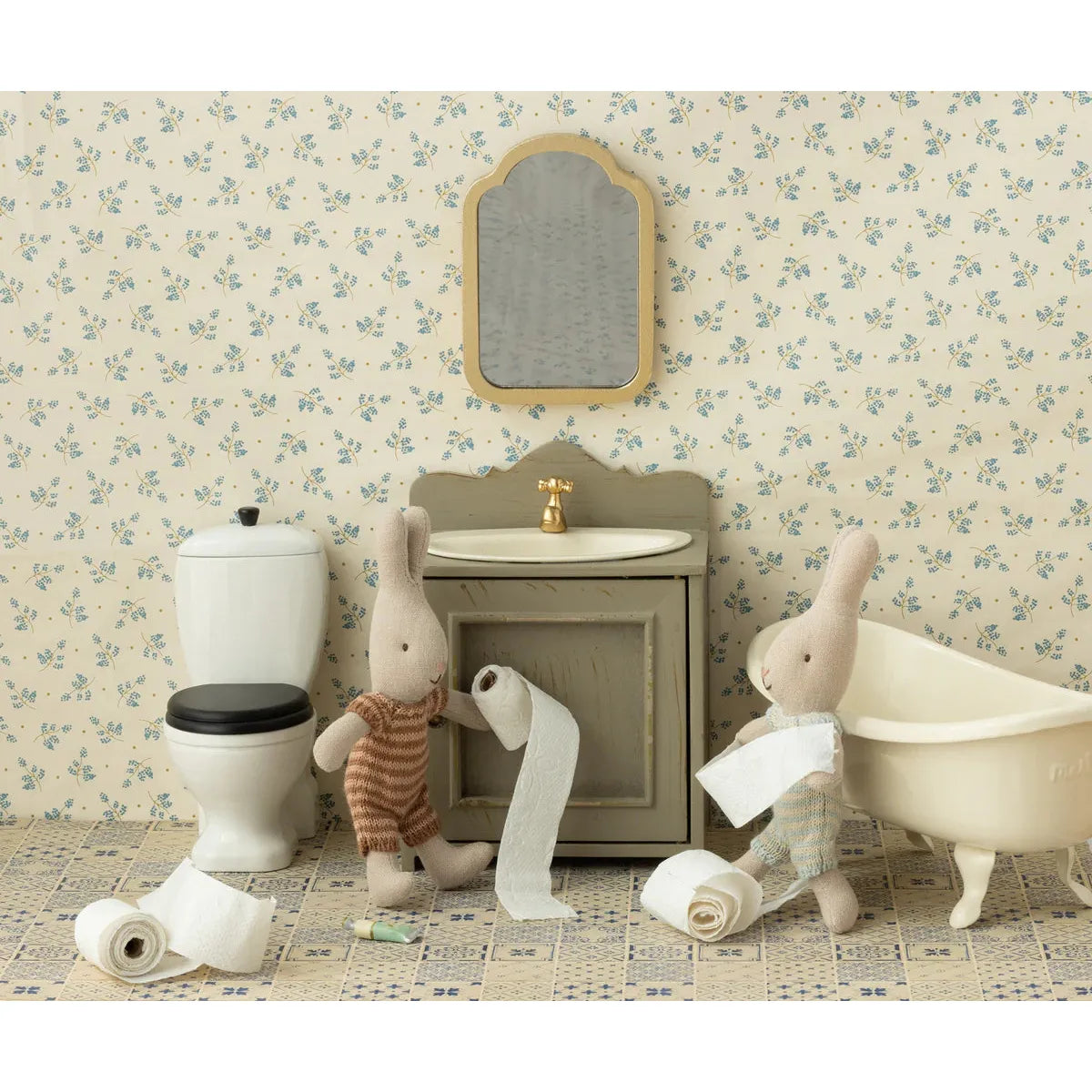 Maileg Miniature Gold Mirror