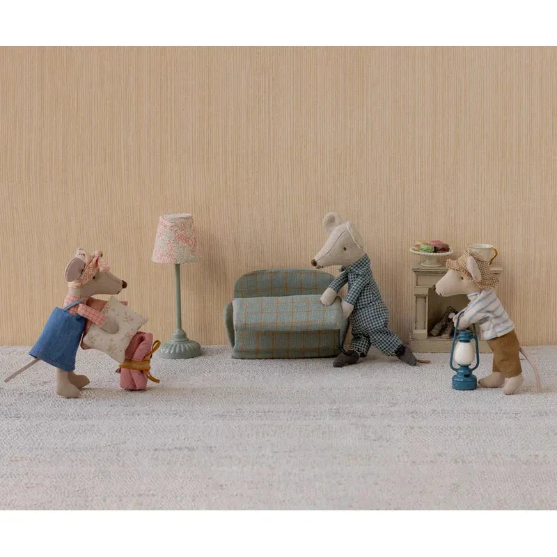 Maileg Mouse Vintage Floor Lamp - Mint