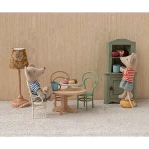 Maileg Oval Dining Table, Mouse-- Nature
