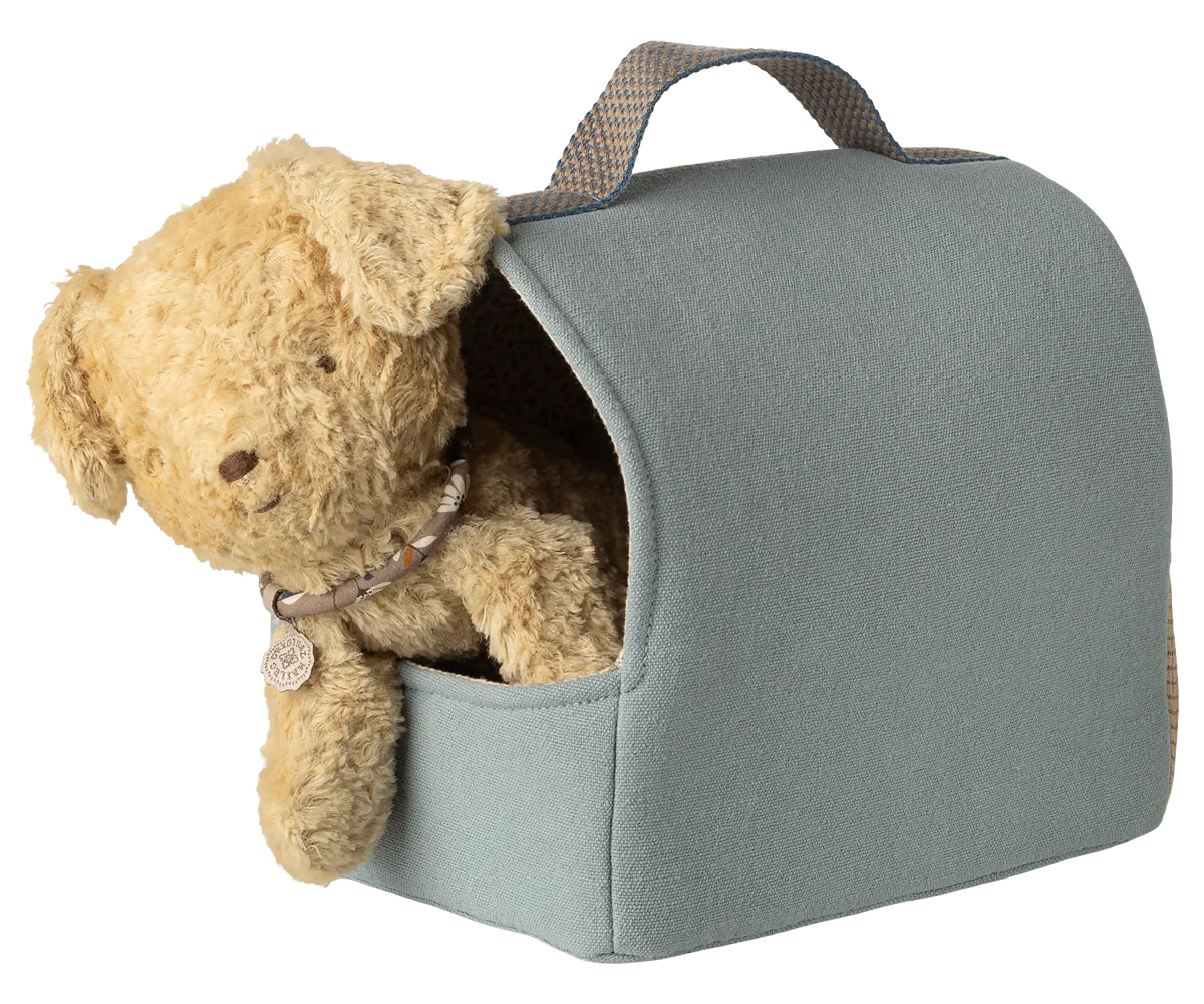 Maileg Pet Carrier-- Blue