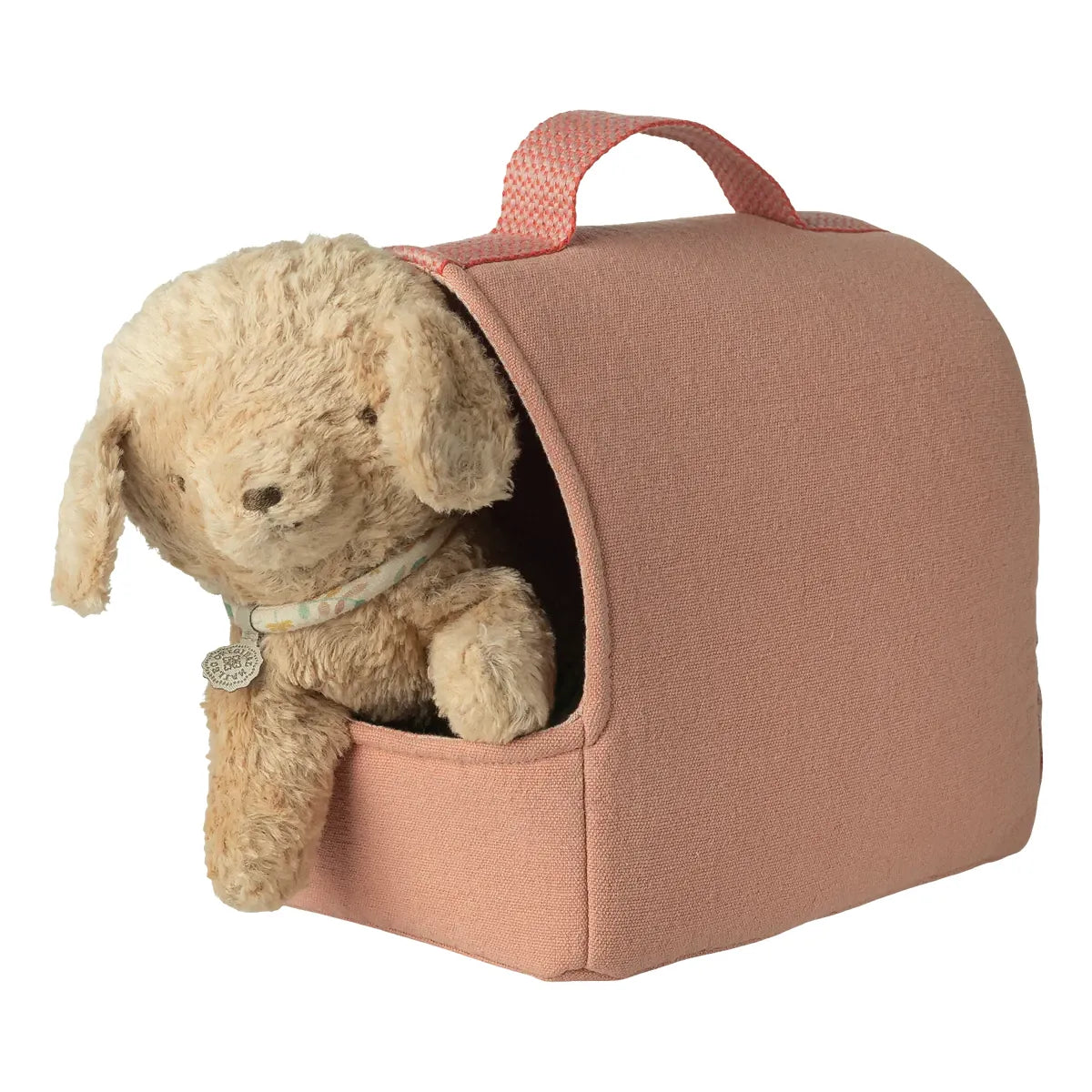Maileg Pet Carrier-- Coral