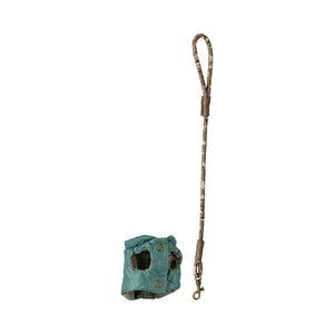 Maileg Pet Supply, Harness and Leash-- Dark Mint