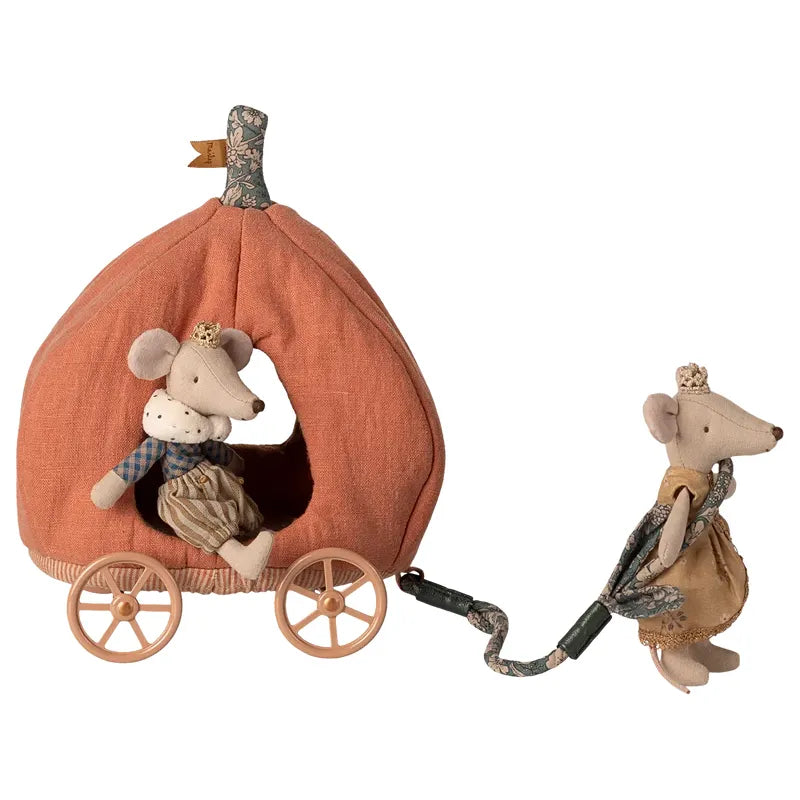 Maileg Pumpkin carriage, Mouse