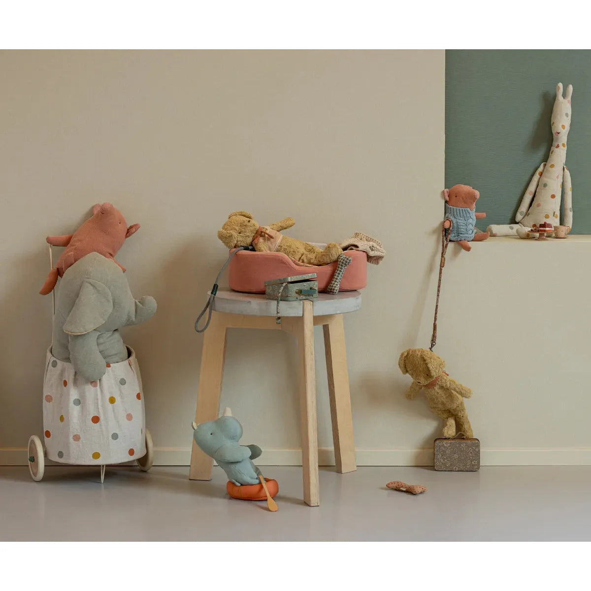 Maileg Puppy Supply Accessories, Rose