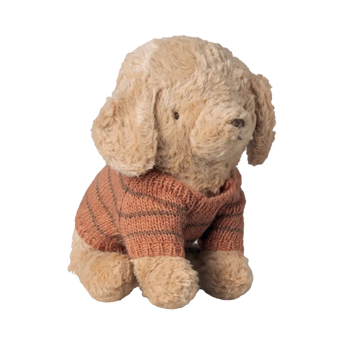 Maileg Puppy Supply Small Knitted Sweater-- Coral