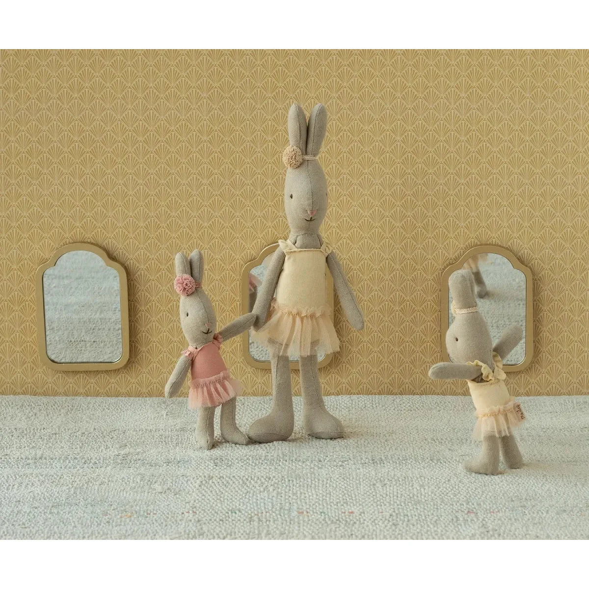 Maileg Rabbit Micro-- Ballet Suit and Skirt Rose