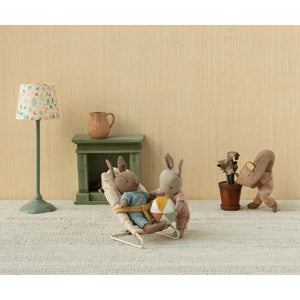 Maileg Rabbit Set-- Sand-- Rose