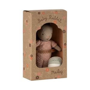 Maileg Rabbit Set-- Sand-- Rose