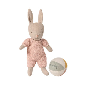 Maileg Rabbit Set-- Sand-- Rose