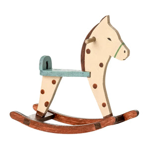 Maileg Rocking Horse, Mouse-- Spotted