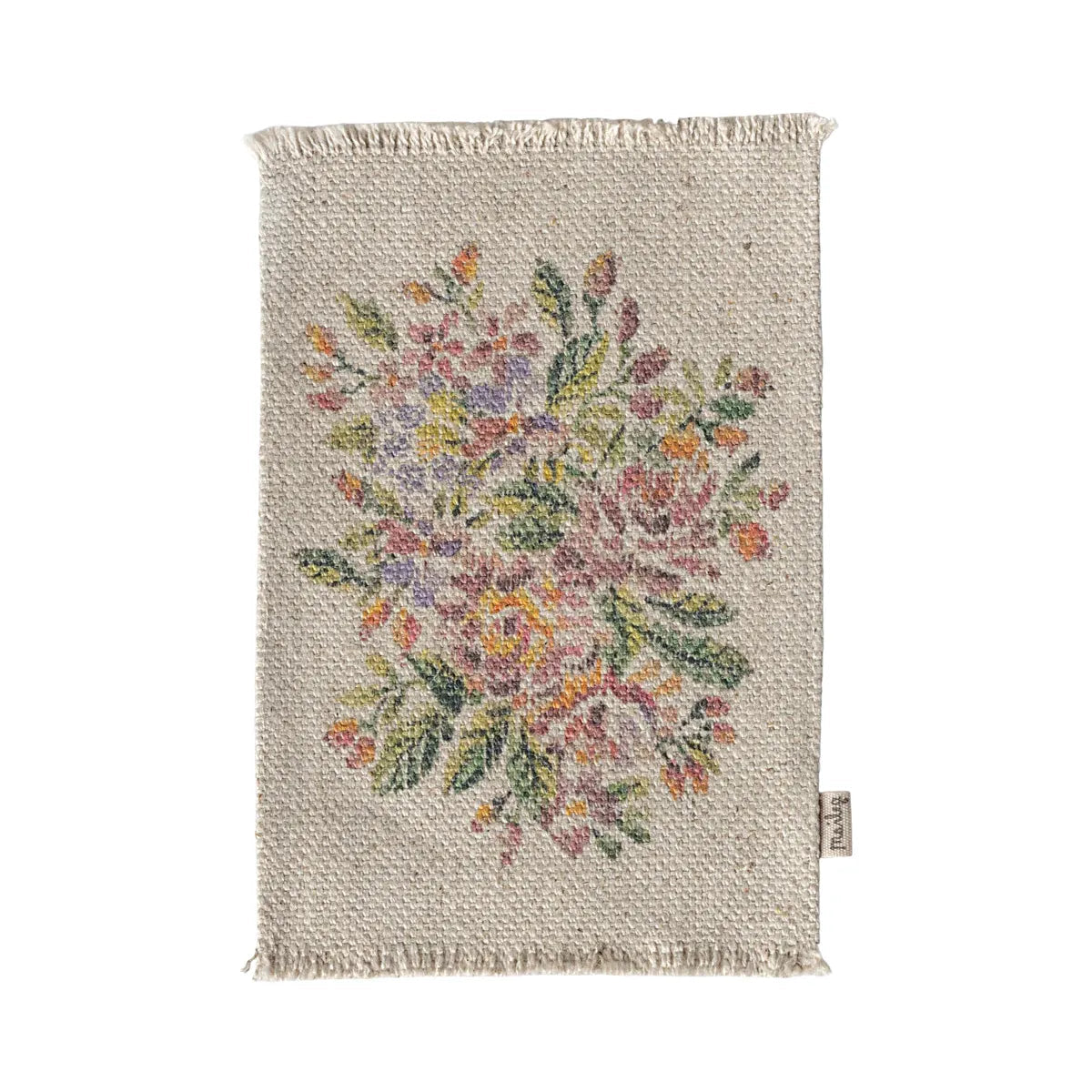 Maileg Rug, Flowers -- Medium