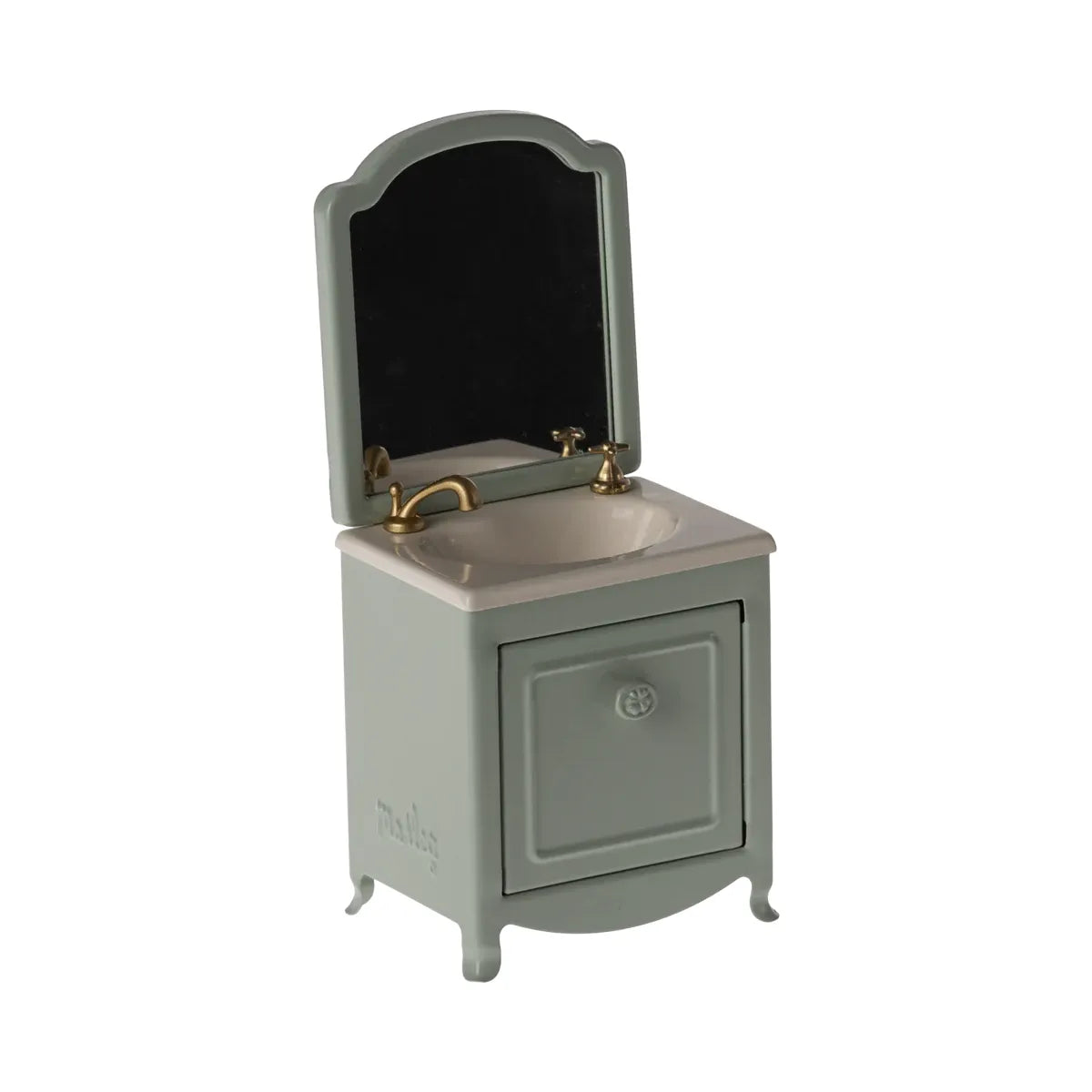 Maileg Sink Dresser with Mirror, Mouse -- Mint