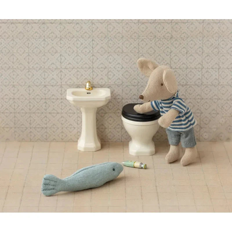 Maileg Sink, Mouse- Off White