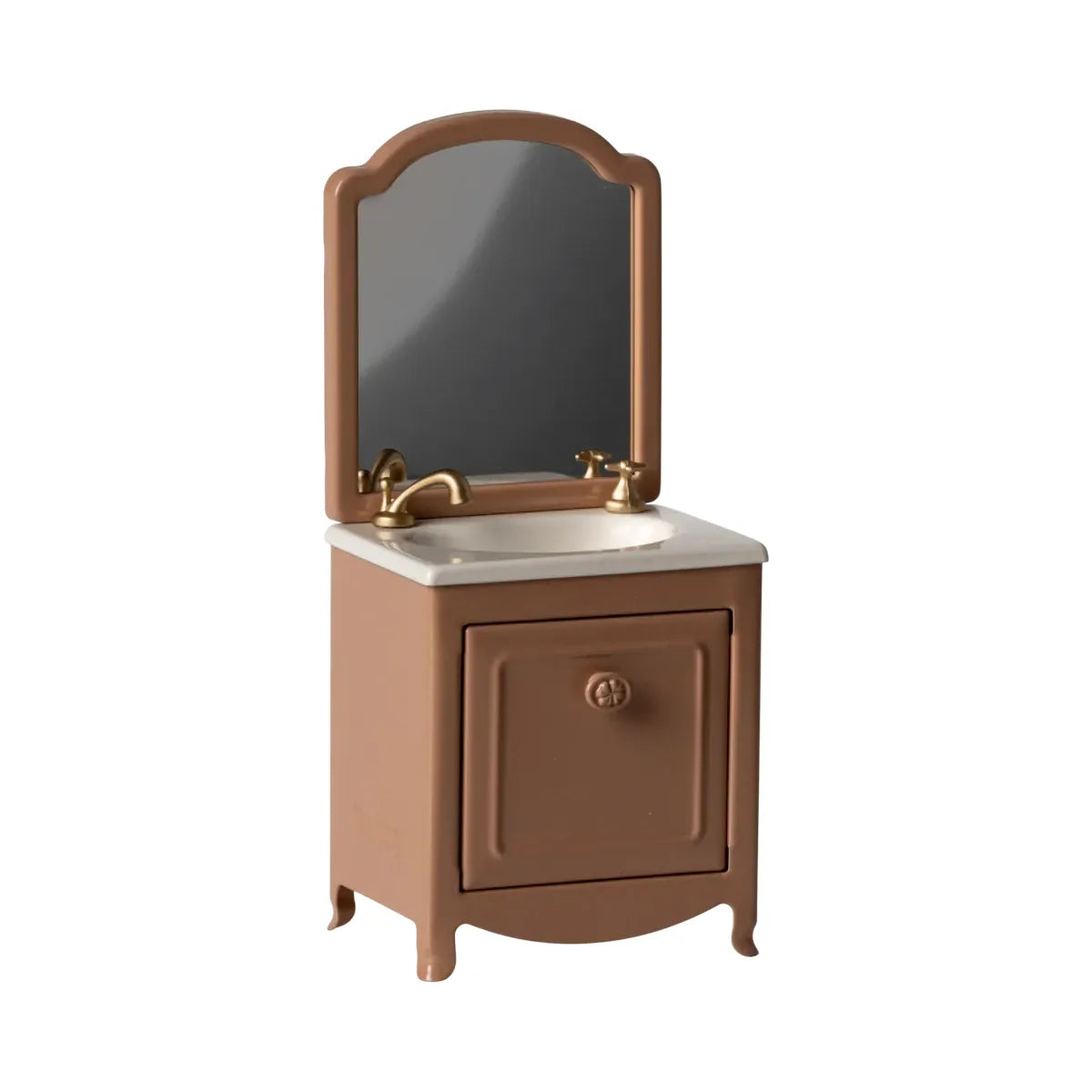 Maileg Sink with Mirror, Mouse -- Dark Powder