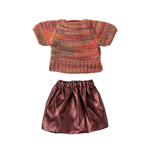 Maileg Skirt and Knitted Blouse for Mum Mouse