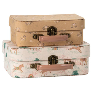 Maileg Suitcase Set, Two Pieces-- Unicorn
