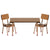 Maileg Table and Chair set, Mouse- Dark Powder