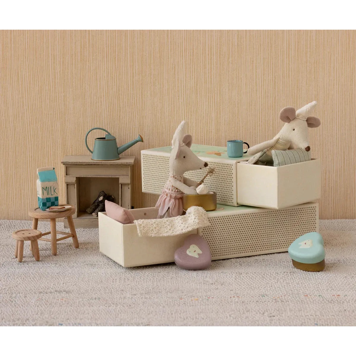 Maileg Tooth Fairy Mouse, Little Sister in Matchbox