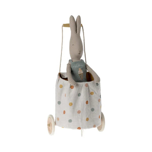 Maileg Trolley, Multi Dots, Yellow