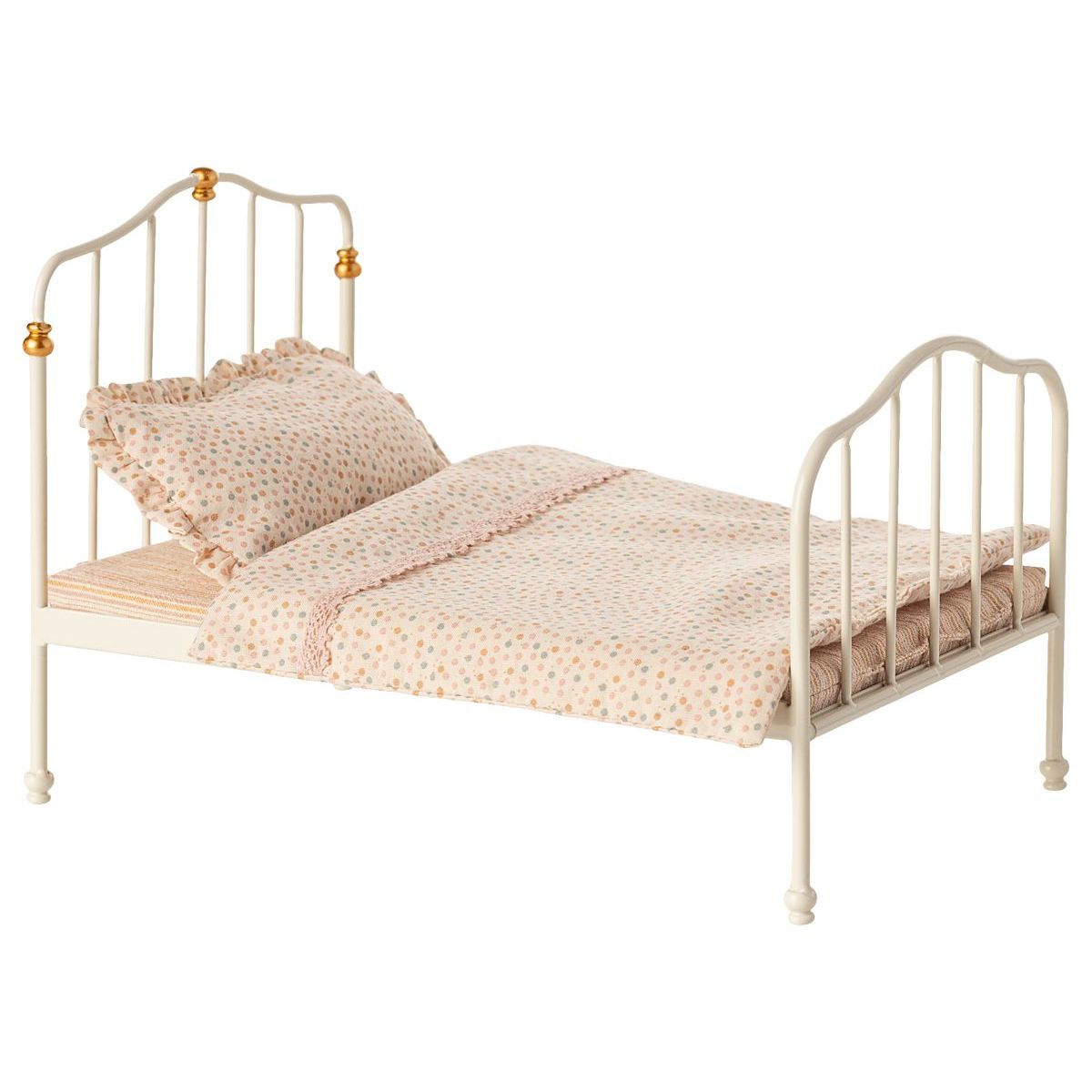 Maileg Vintage bed, Mouse - Off white