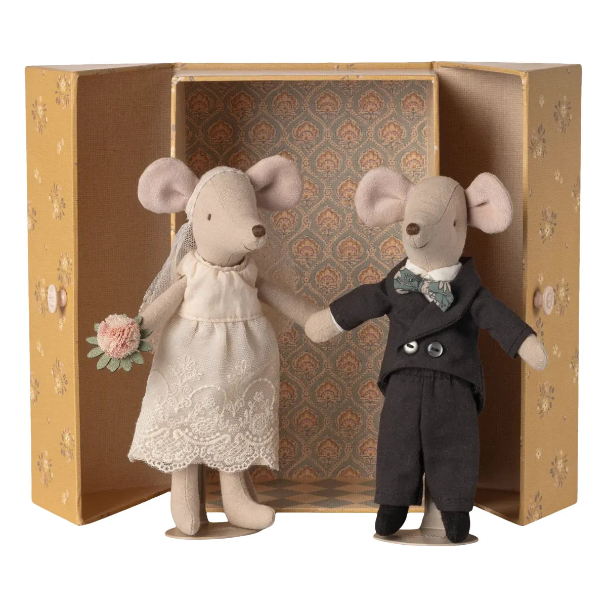 Maileg Wedding Mice Couple in Box, Mum and Dad