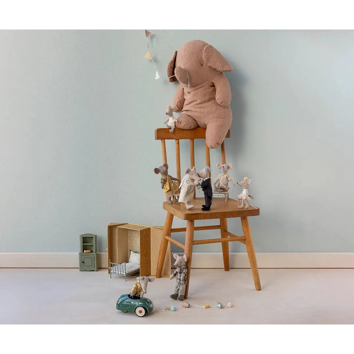 Maileg Wedding Mice Couple in Box, Mum and Dad