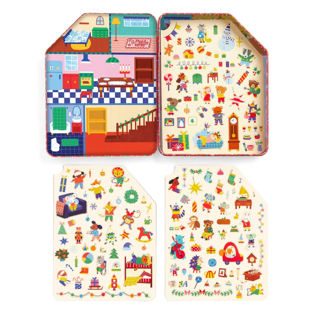 Merry & Bright Magnetic Playhouse by Mudpuppy