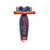 Micro Kickboard: Maxi Deluxe Foldable LED -- Navy Blue/Red