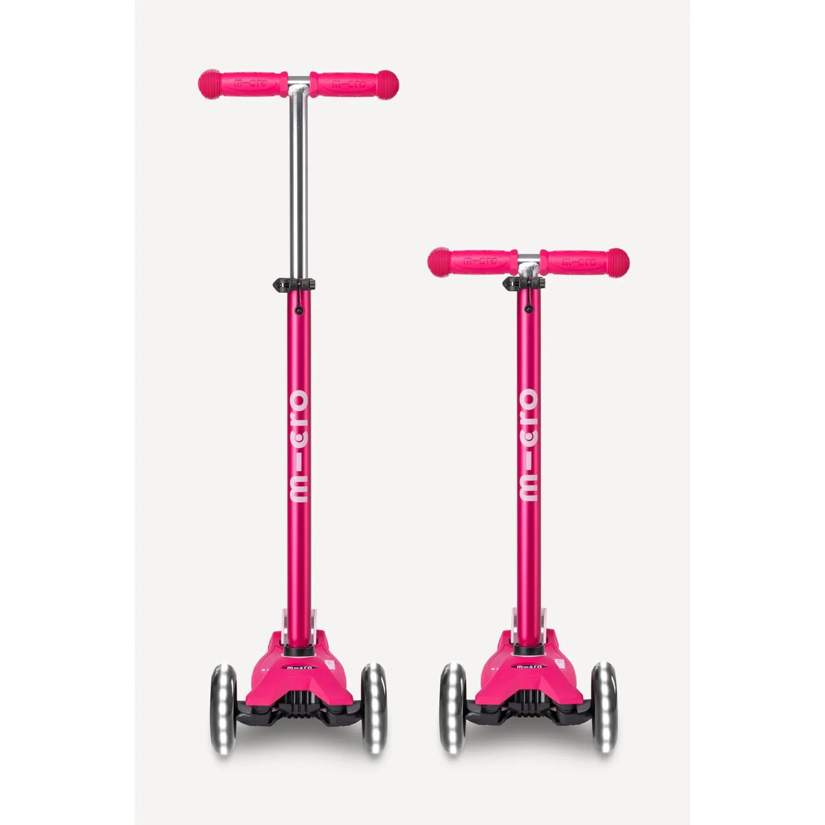 Micro Kickboard: Maxi Deluxe LED -- Pink