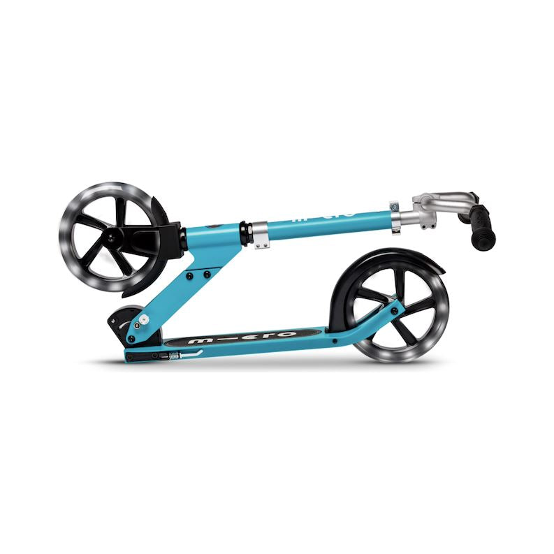 Micro Kickboard: Micro Cruiser Foldable LED Scooter -- Aqua